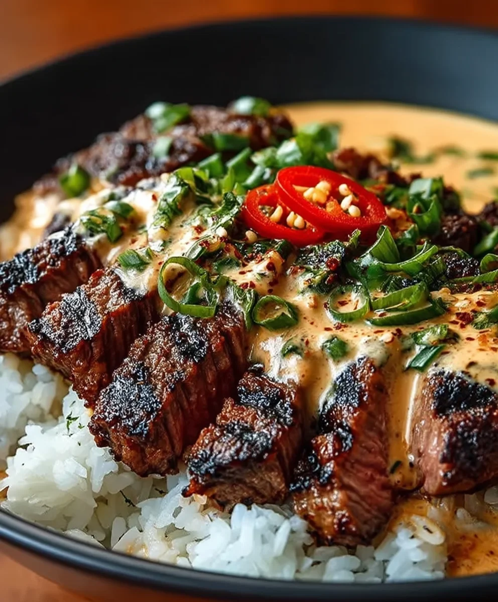Koreanische BBQ Steak Reisschale: Ultimativ Würzig Lecker