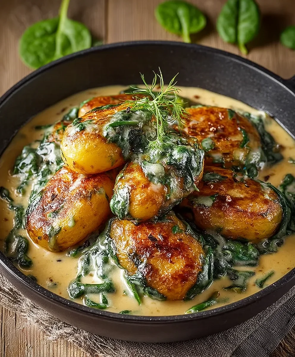 Cremige Spinat Kartoffel Pfanne: Ein unwiderstehliches Rezept