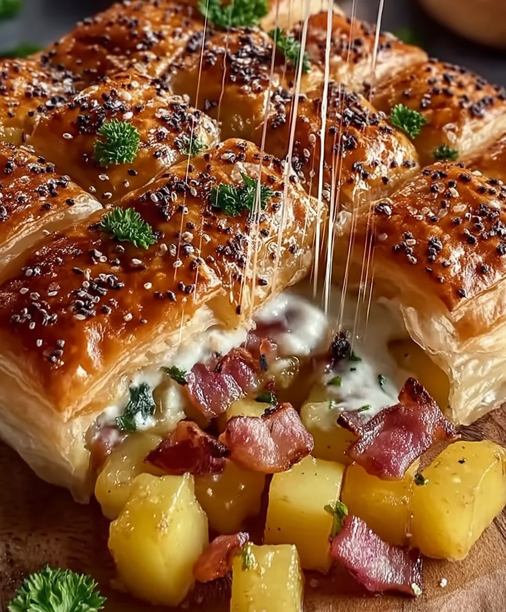 Blätterteig: Kartoffeln, Rindfleisch & Käse – Dein Rezept