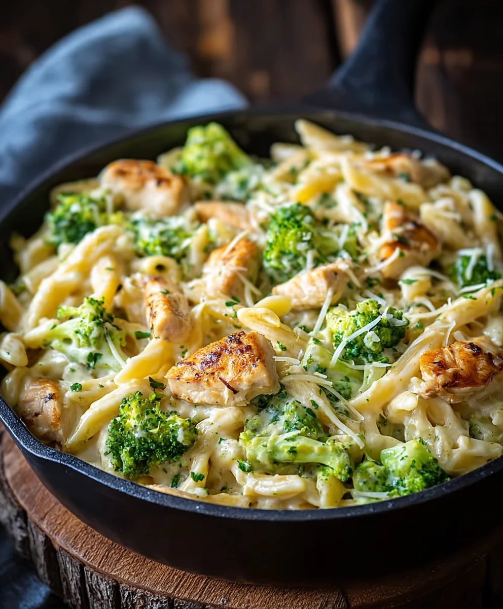 Cremige Hähnchen Brokkoli Pasta: Schnell & Lecker!