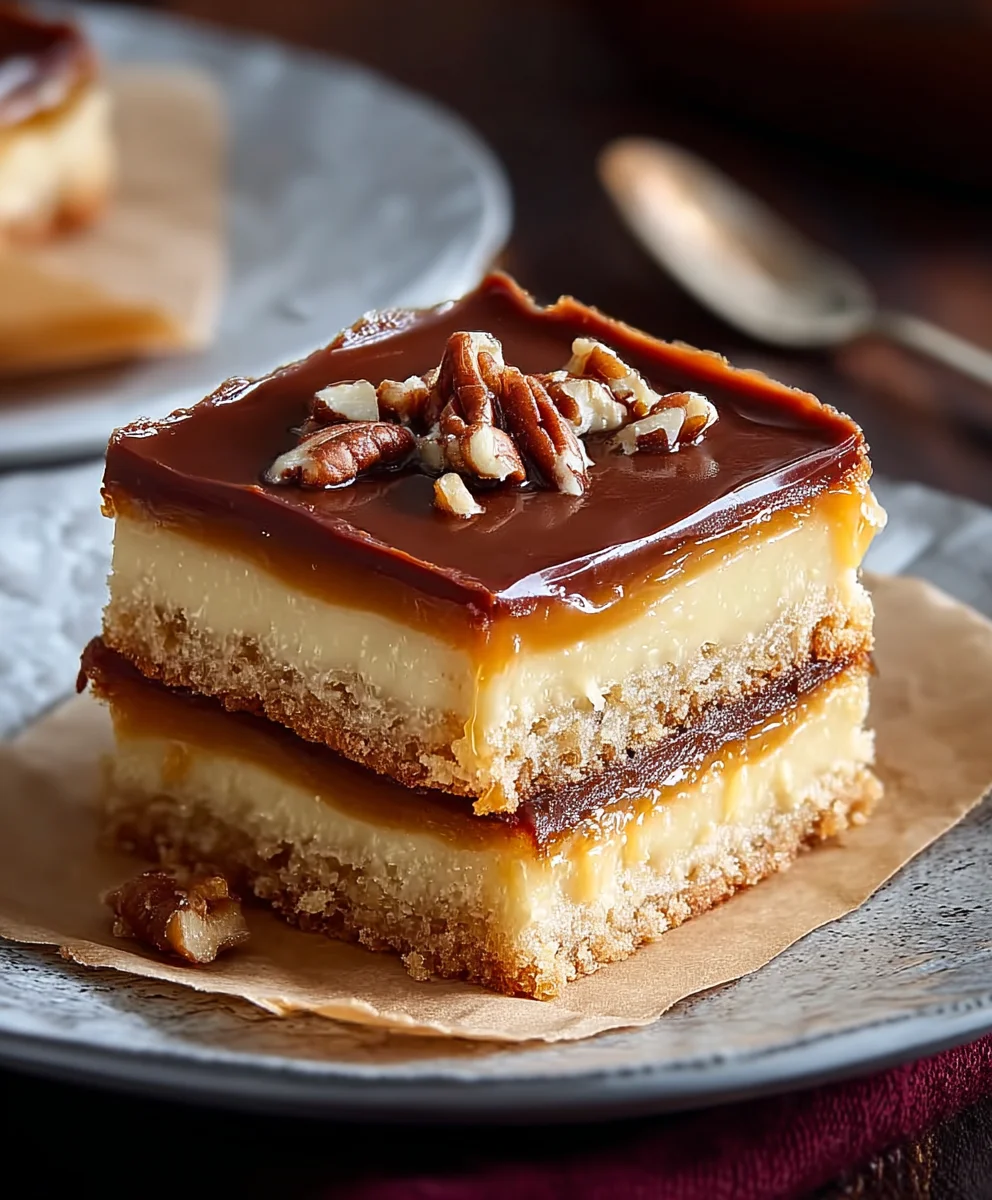 Shortbread Käsekuchen: Pekannuss-Karamell Traumrezept