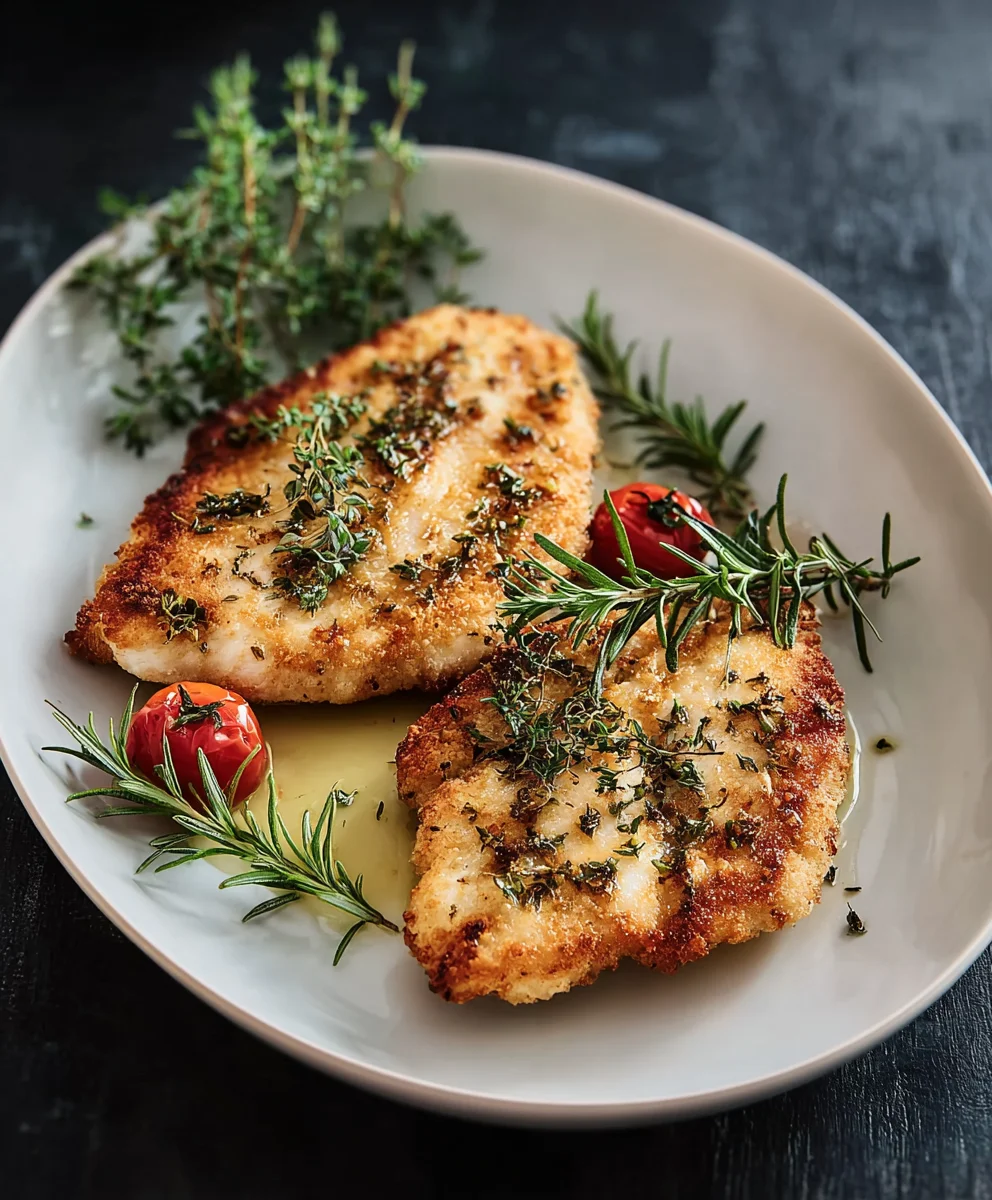 Köstliche Gefuellte Kraeuter Pouletschnitzel – Rezept