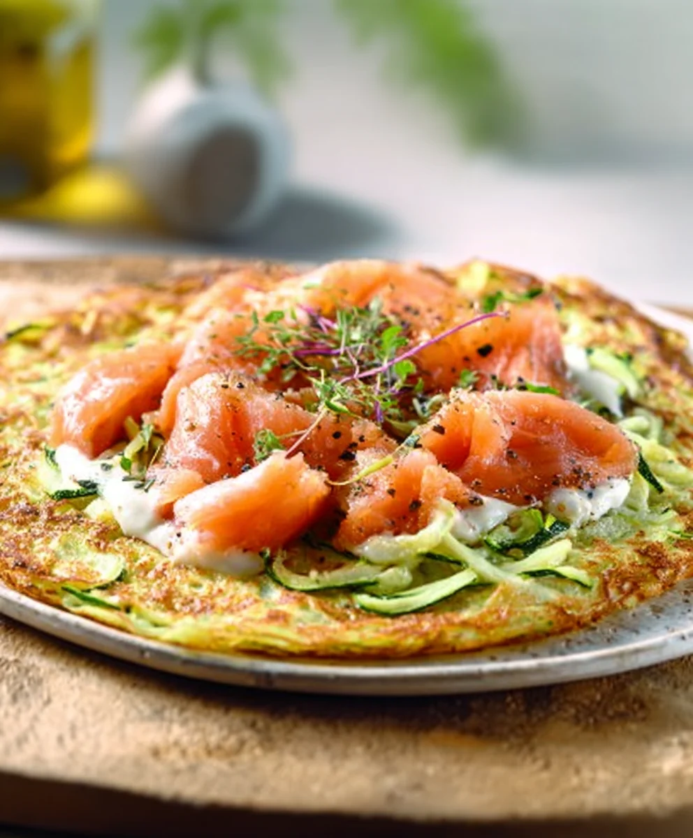 Zucchini Pfannkuchen mit Lachs: Dein schnelles Lieblingsrezept
