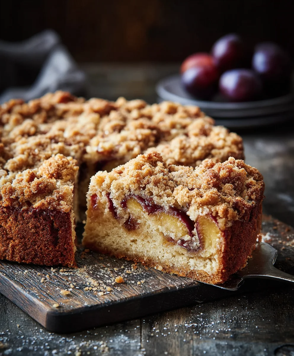 Klassischer Zwetschgen Streusel Kuchen – Omas bestes Rezept!