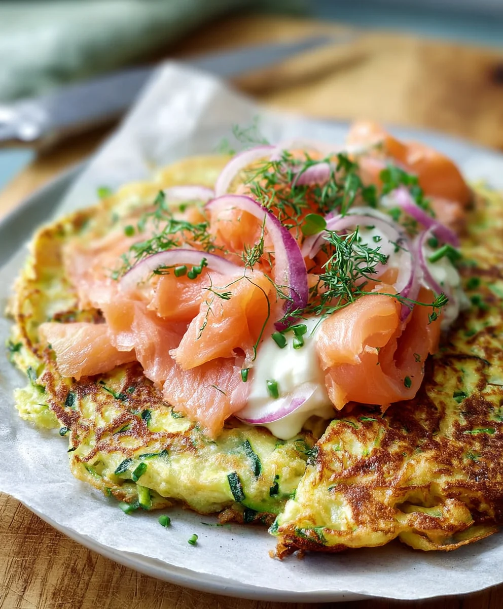 Zucchini Lachs Pfannkuchen – Schnell, Lecker & Gesund!
