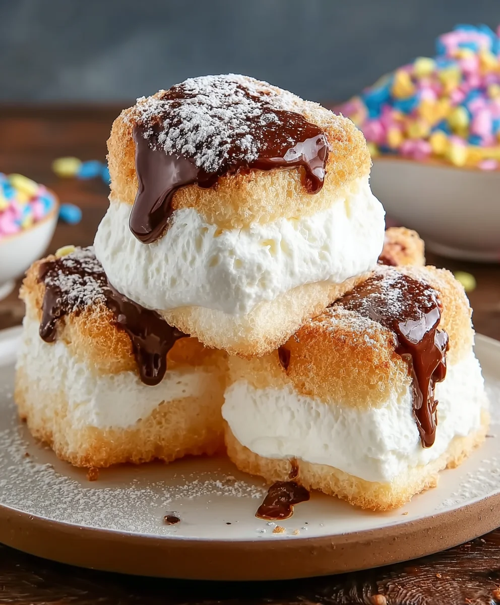 Frittierte Marshmallows