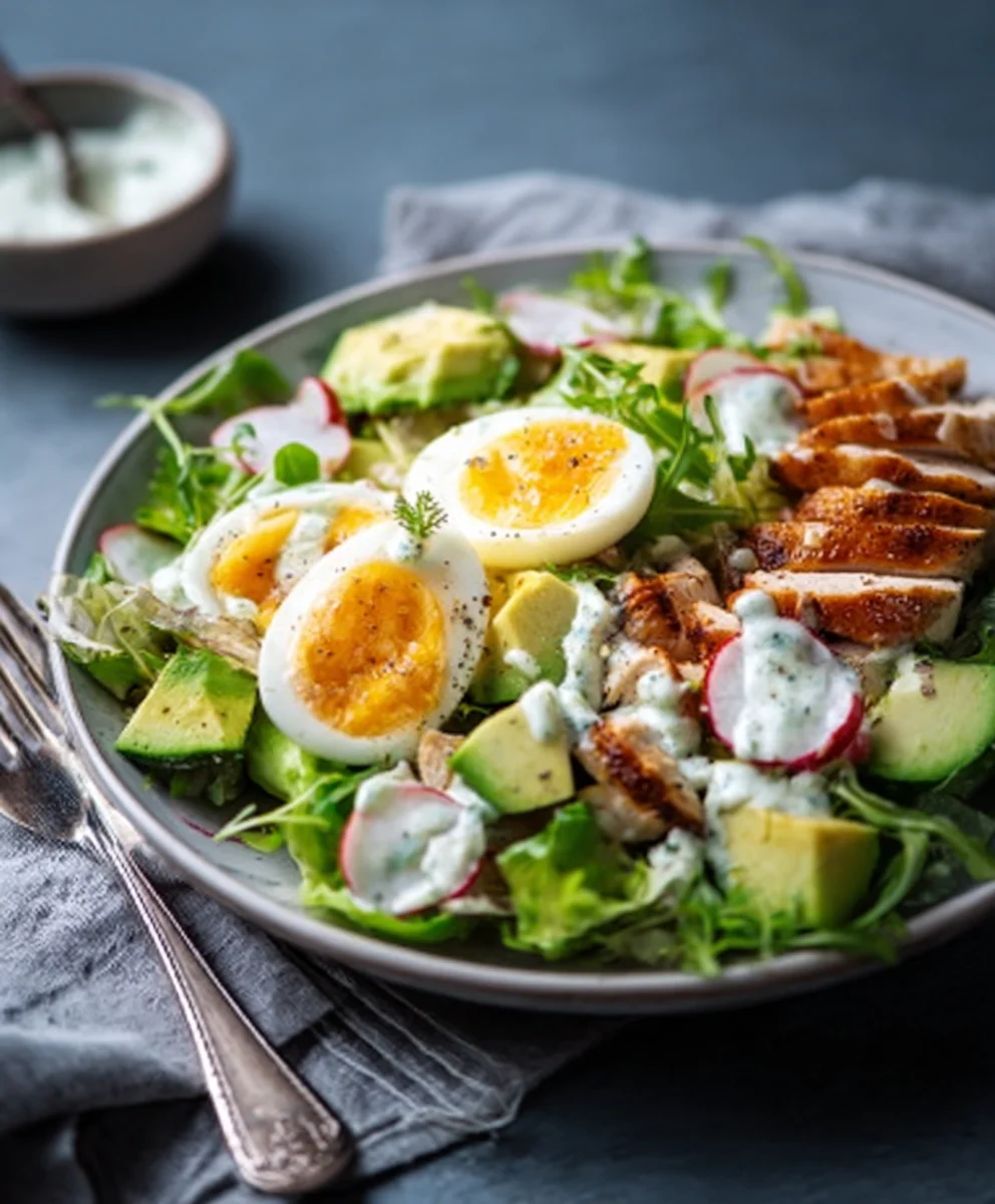 Avocado Hähnchen Salat: Gesund, einfach & voller Geschmack