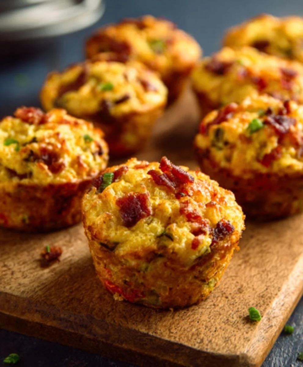 Gemuese Muffins Mit Beef Bacon