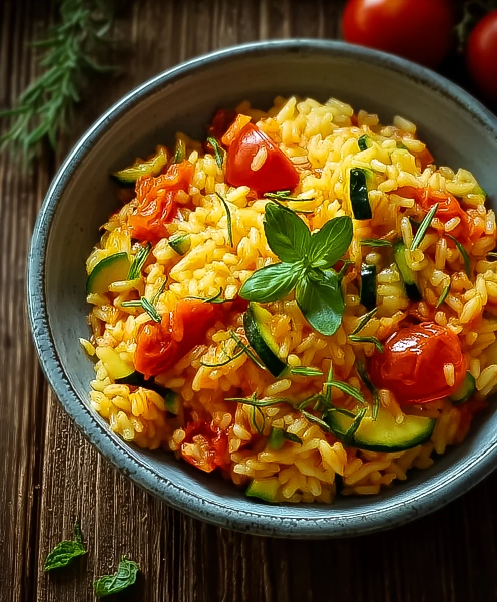 Zucchini Tomaten Reis: Einfach & schnell zum Genuss!