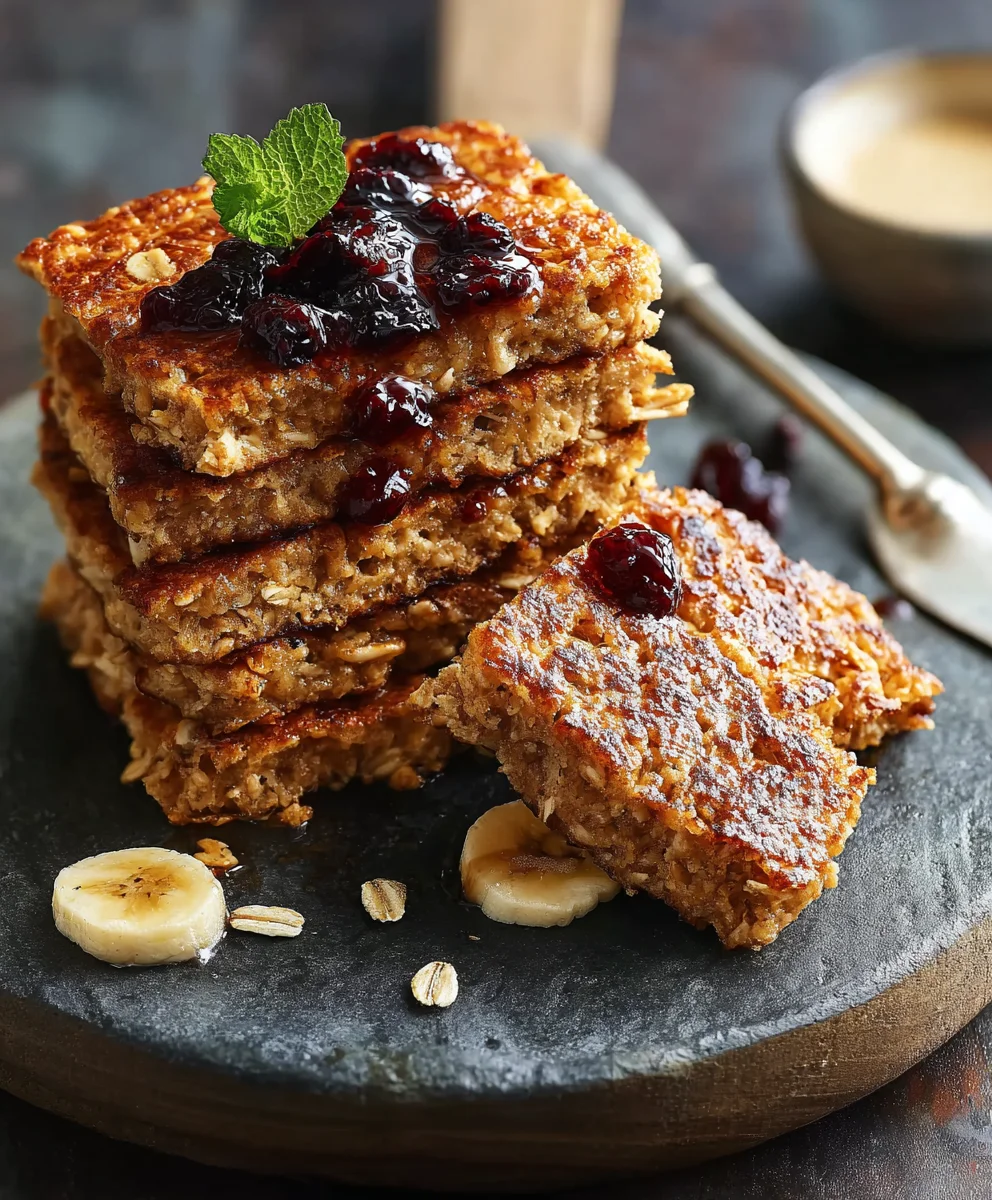Kirsch Extrakt Bananen Flapjacks – Süßer Genuss!
