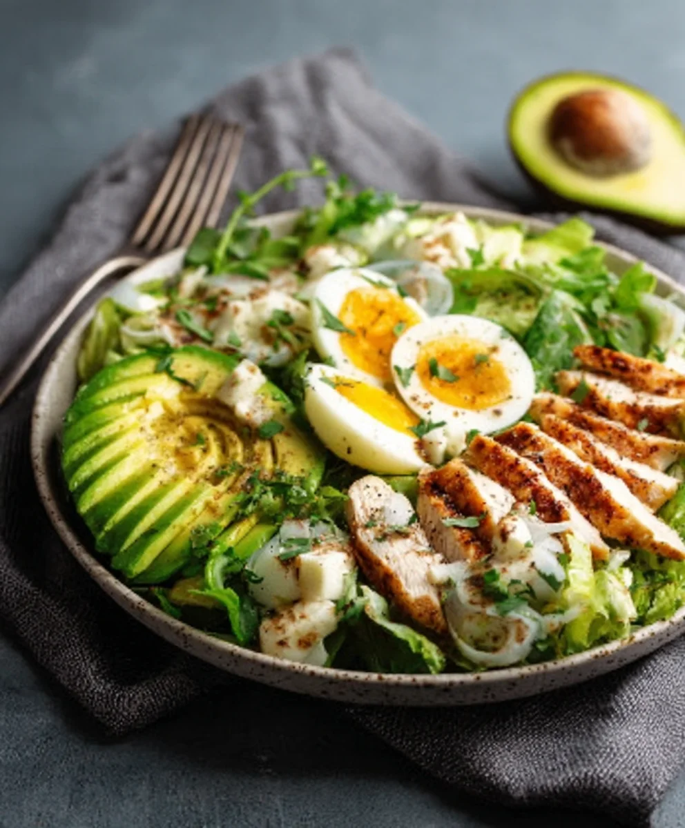 Avocado Hähnchen Salat: Gesund, einfach & voller Geschmack