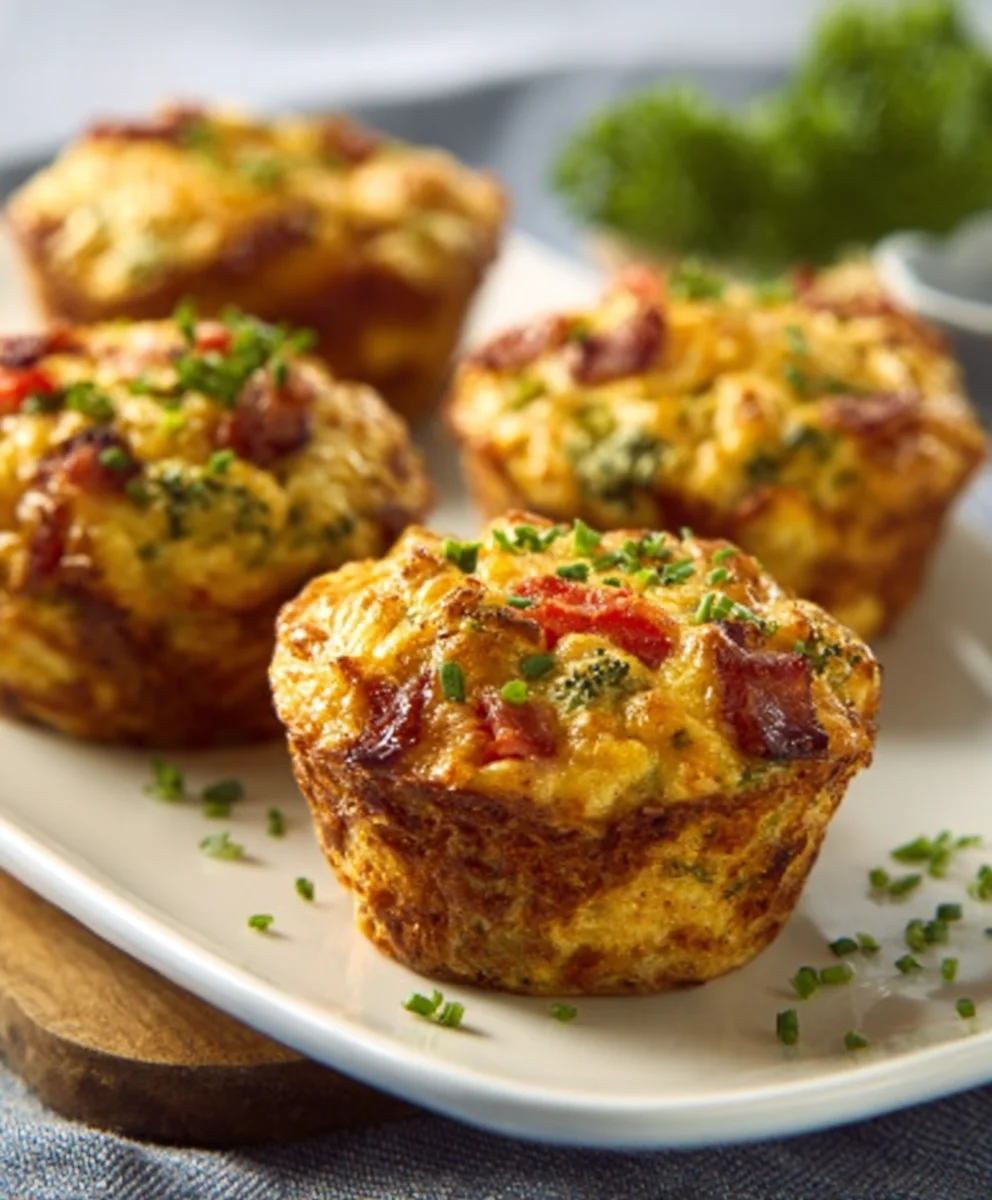 Gemuese Muffins Mit Beef Bacon