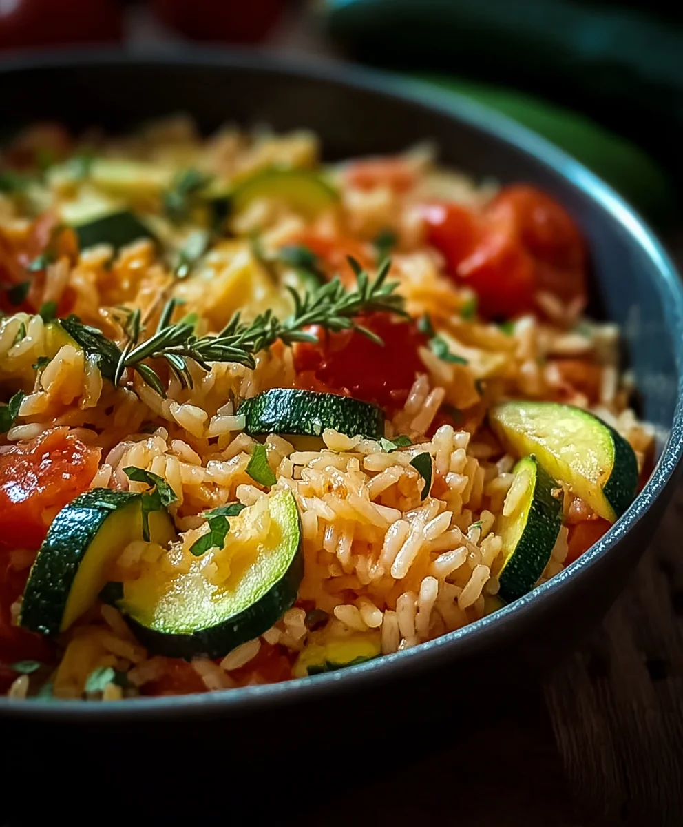 Zucchini Tomaten Reis: Einfach & schnell zum Genuss!