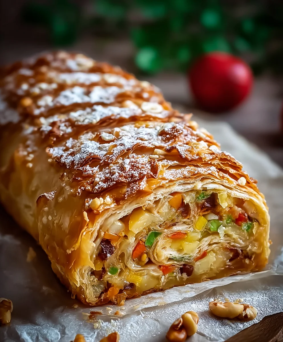 Gemuesestrudel Blaetterteig Gemuese