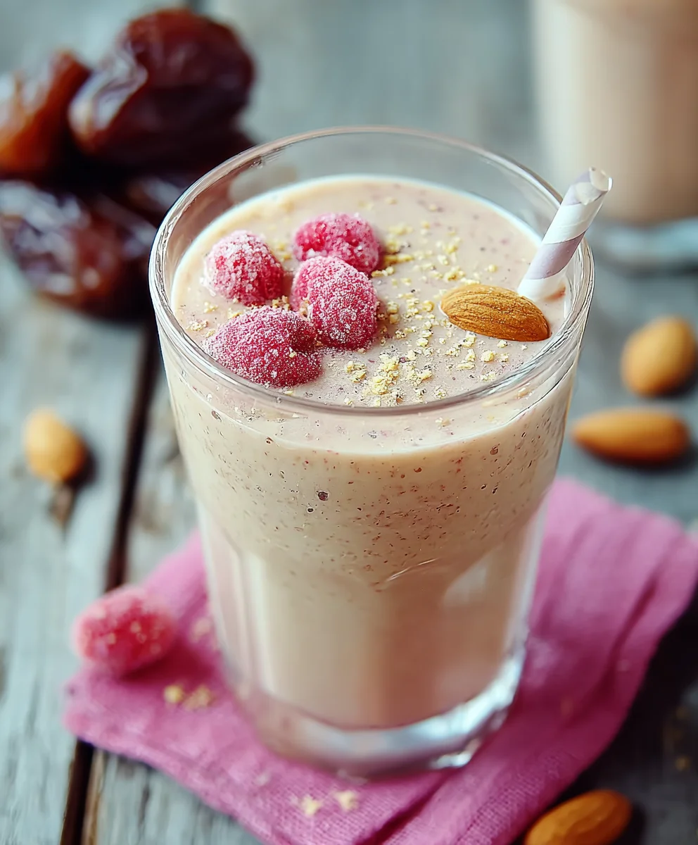 Non-alcoholic Beer Smoothie: Dattel-Mandelmilch-Traum Rezept