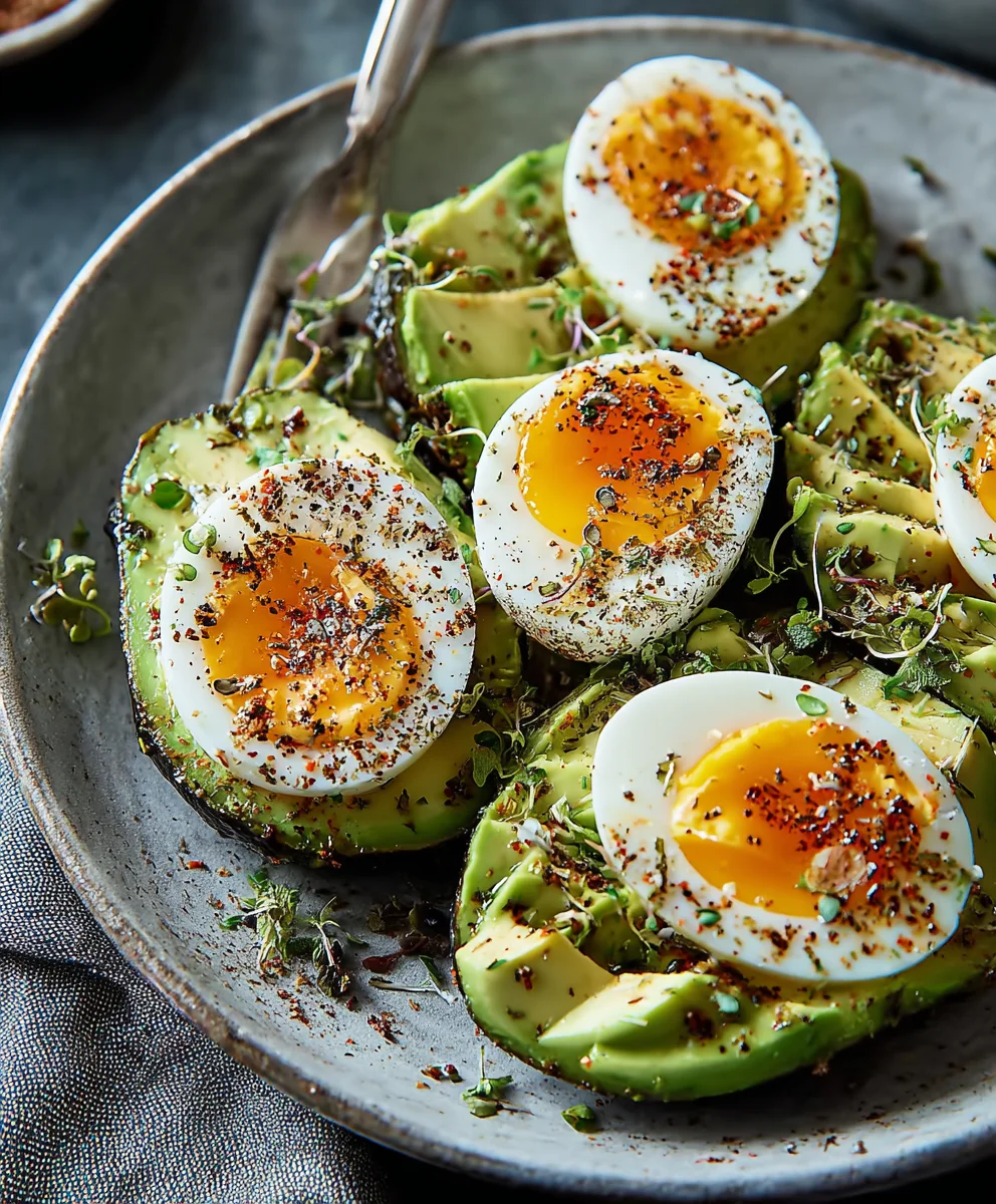 Eier Avocados Zatar Rezept: Schnell, lecker & gesund!