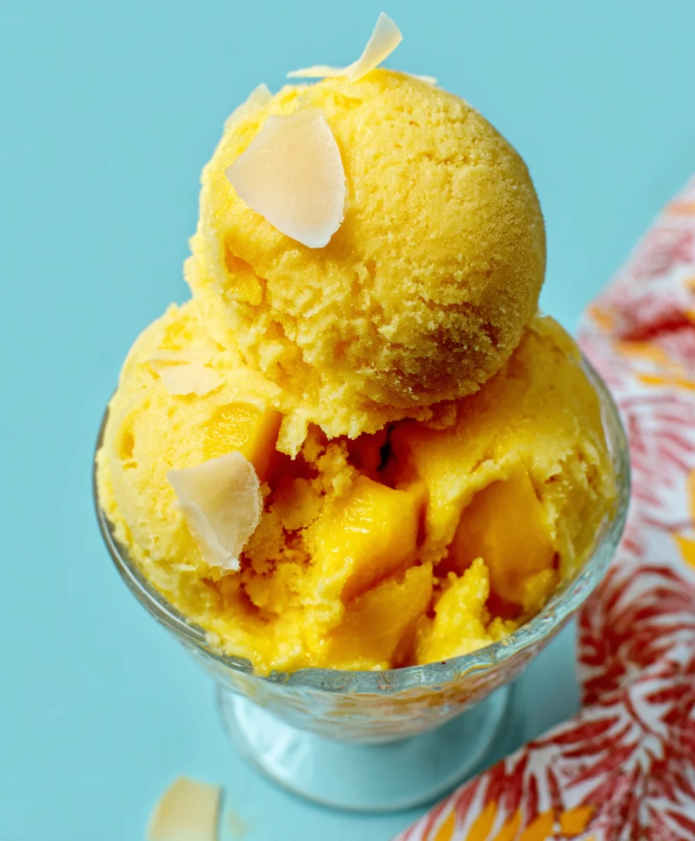 Mango Bananen Sorbet: Erfrischend & Schnell gemacht!