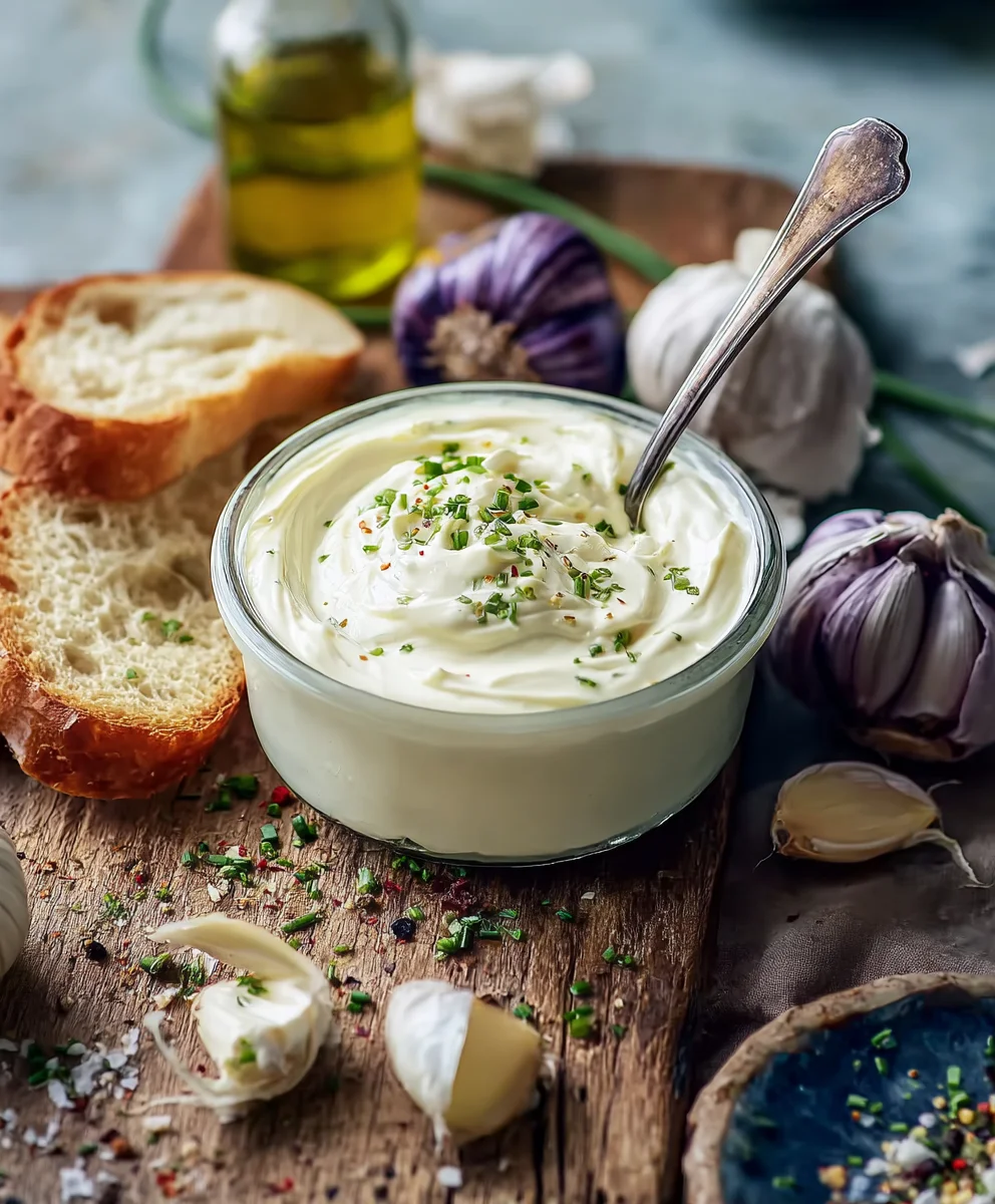 Knoblauch Creme Frisch Mayo Rezept: Lecker, cremig, einfach!
