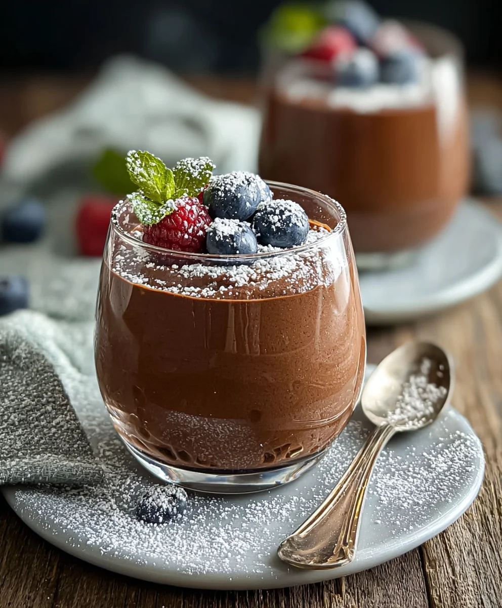 Schokoladen Protein Pudding Einfach