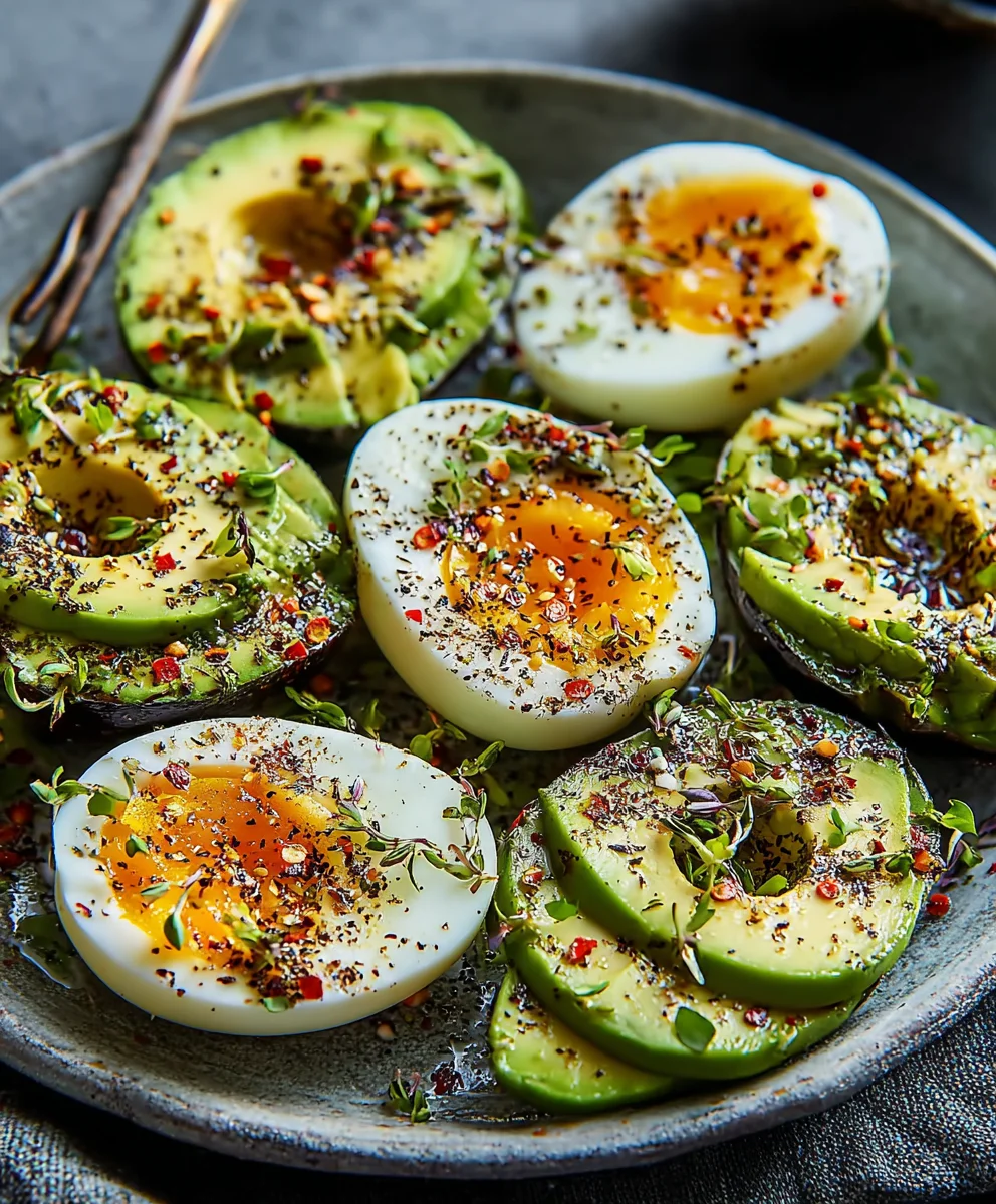 Eier Avocados Zatar Rezept: Schnell, lecker & gesund!