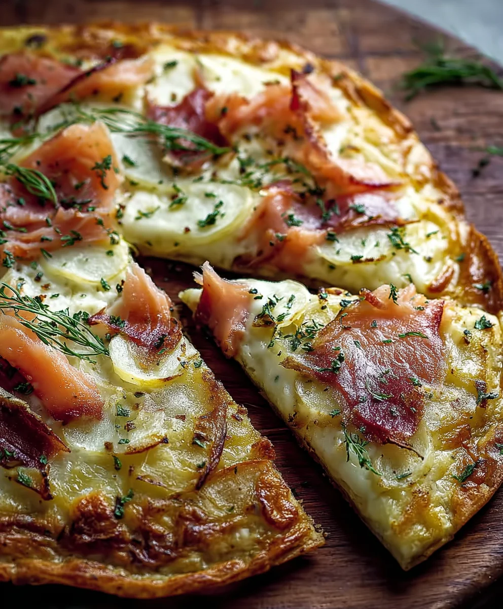 Herzhafter Flammkuchen mit Stremellachs – Einfach köstlich!