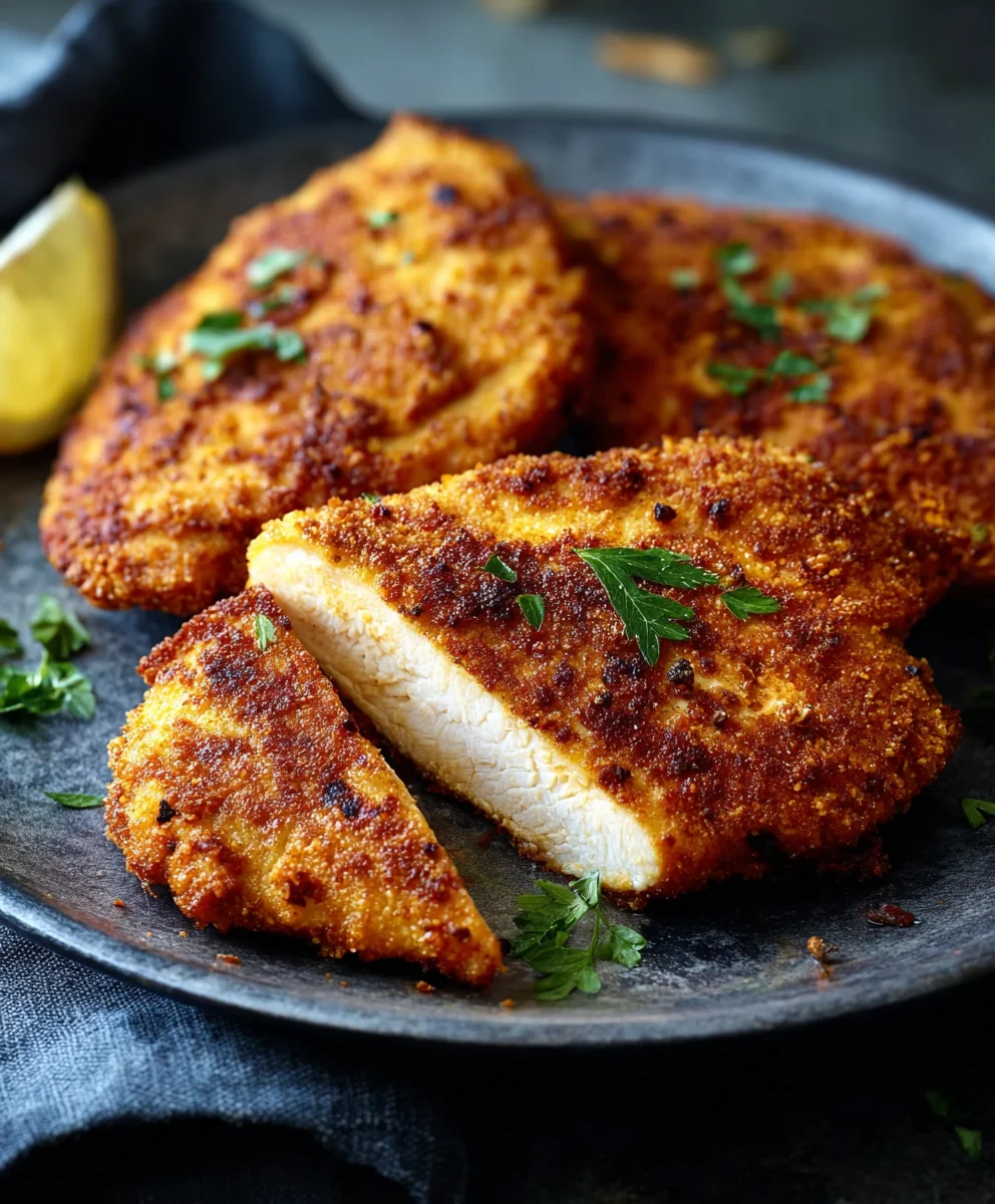 Hähnchenbrust Heißluftfritteuse: Saftig, knusprig & einfach!