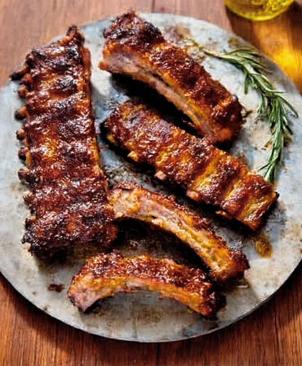Marinierte Grill Spareribs Zitronengras