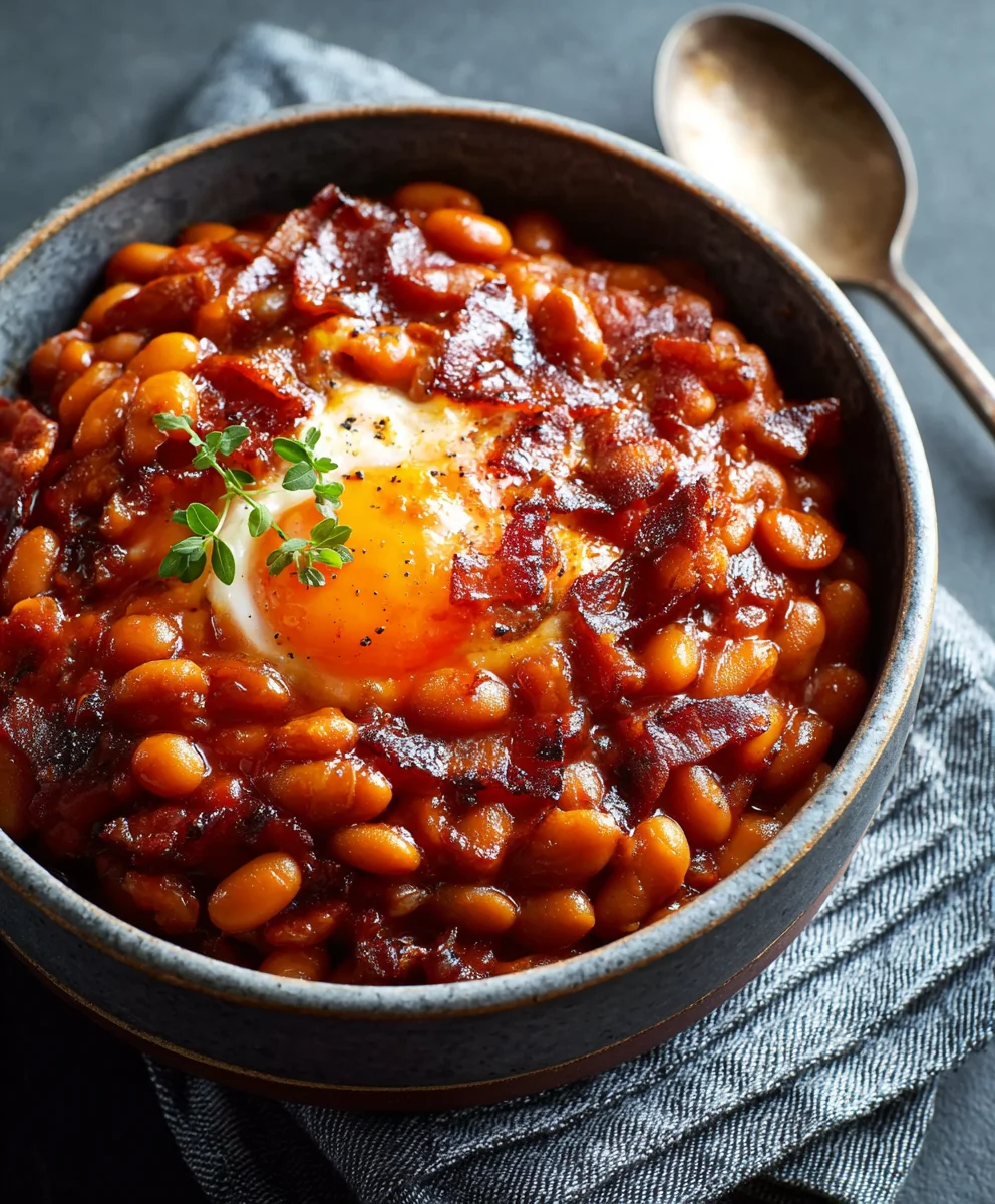 Baked Beans Spiegeleier BBQ – Der perfekte Start in den Tag
