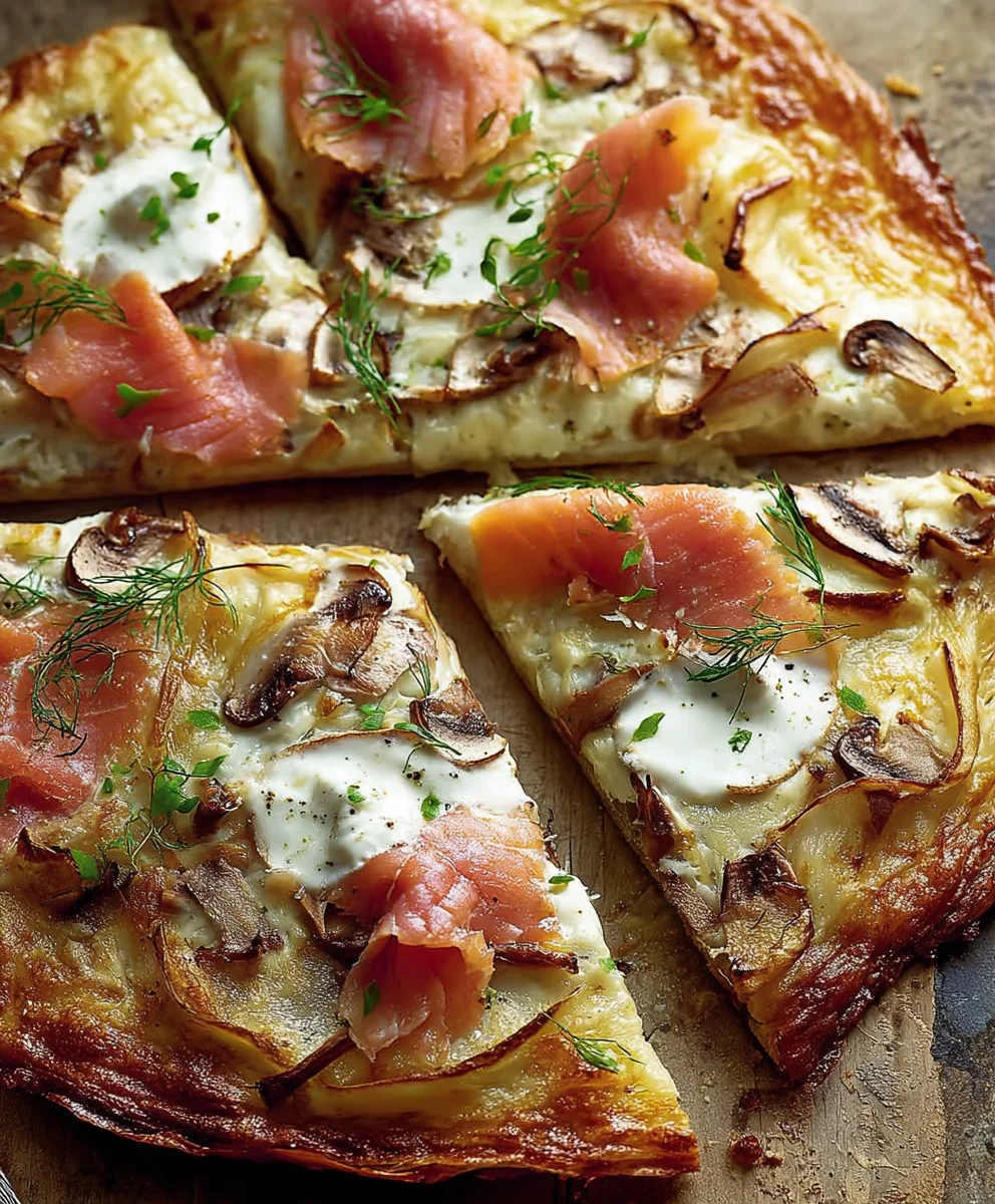 Herzhafter Flammkuchen mit Stremellachs – Einfach köstlich!