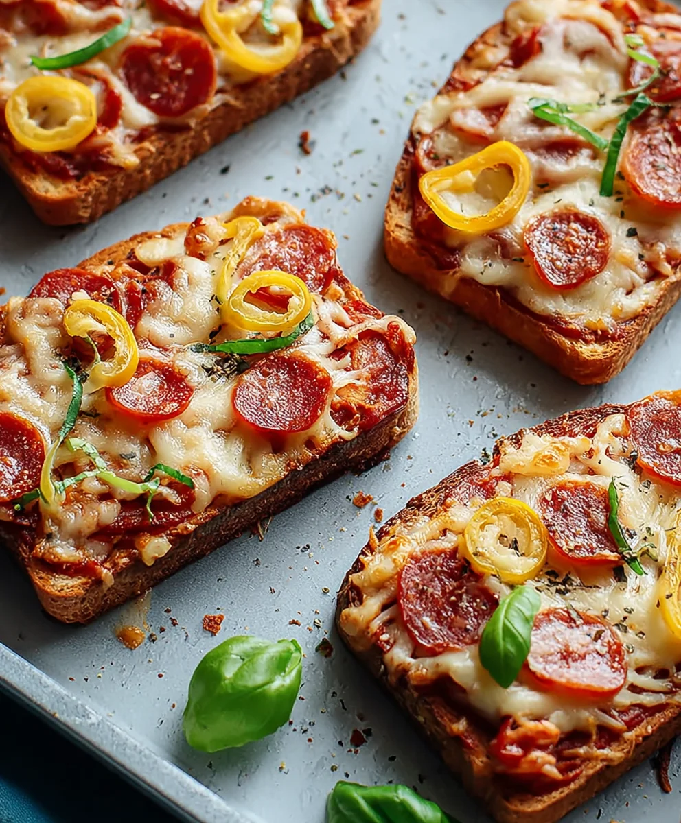 Turbo Pizza Toasts