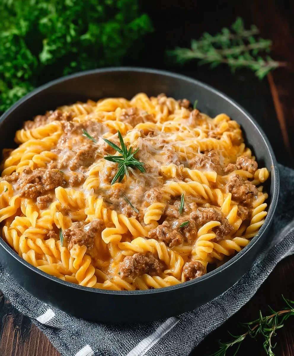 Cremige Hackfleisch Pasta: Schnell, einfach, unwiderstehlich!