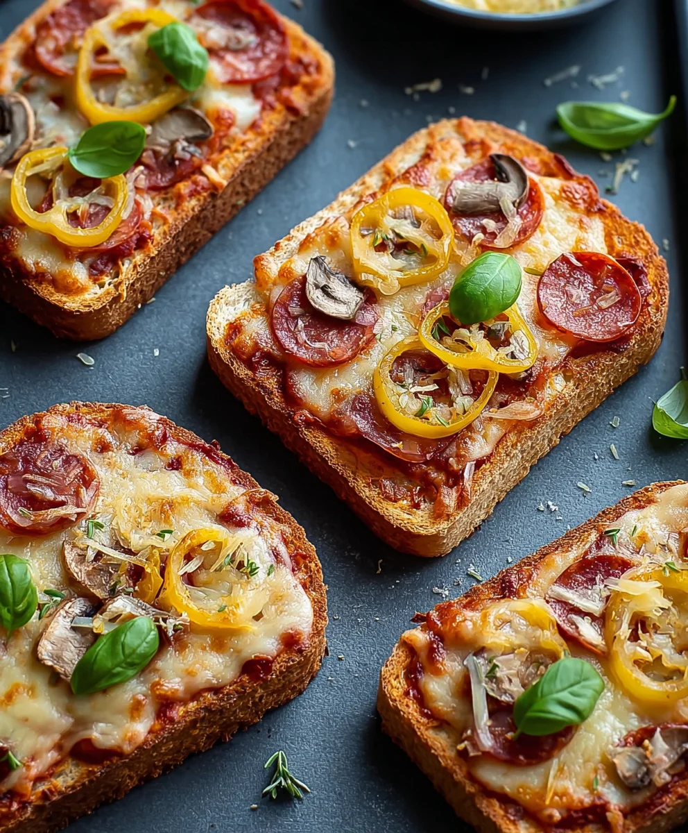 Turbo Pizza Toasts