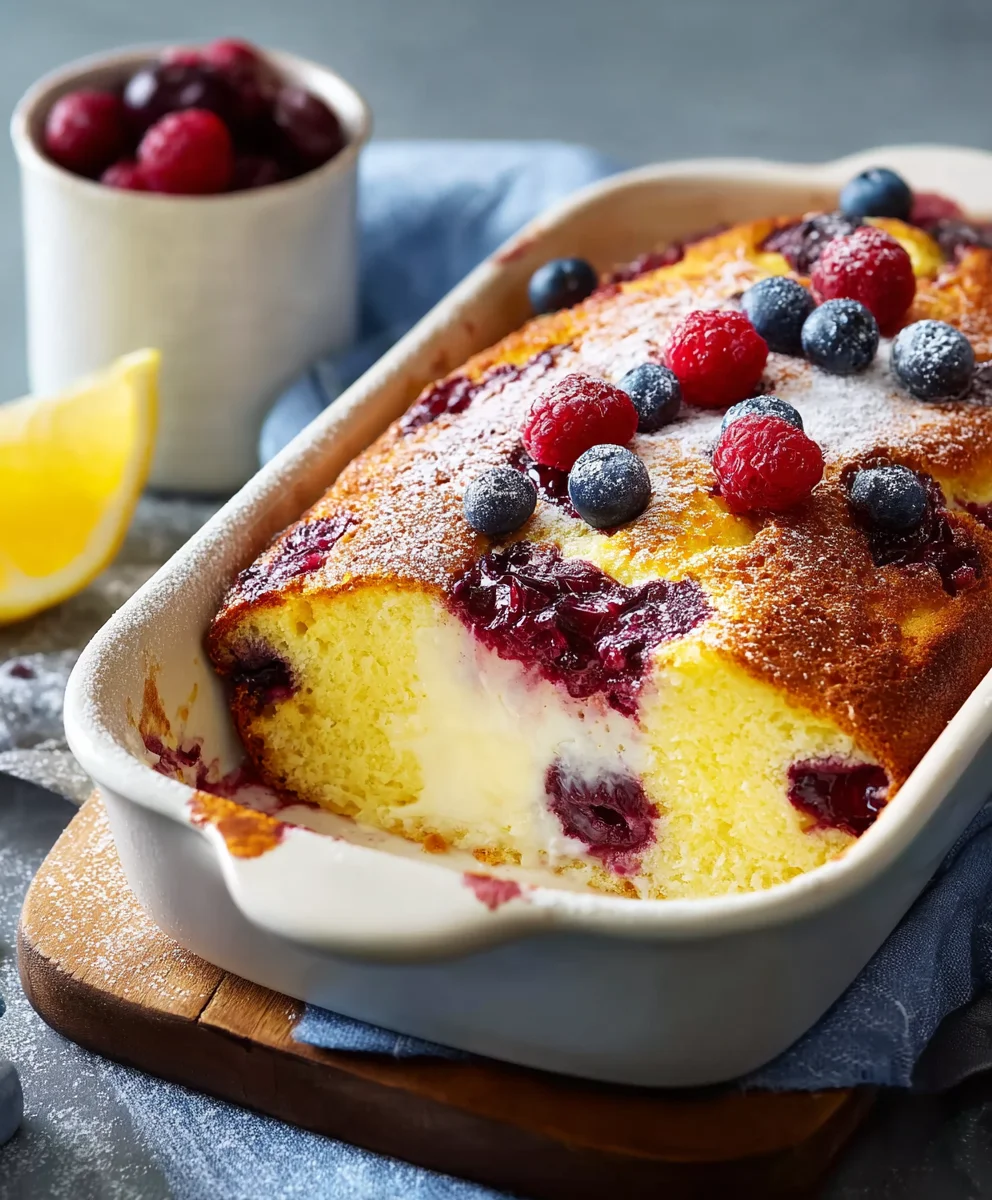 Cremiger Quarkauflauf mit Beeren, Zitrone & Honig – Alkoholfrei