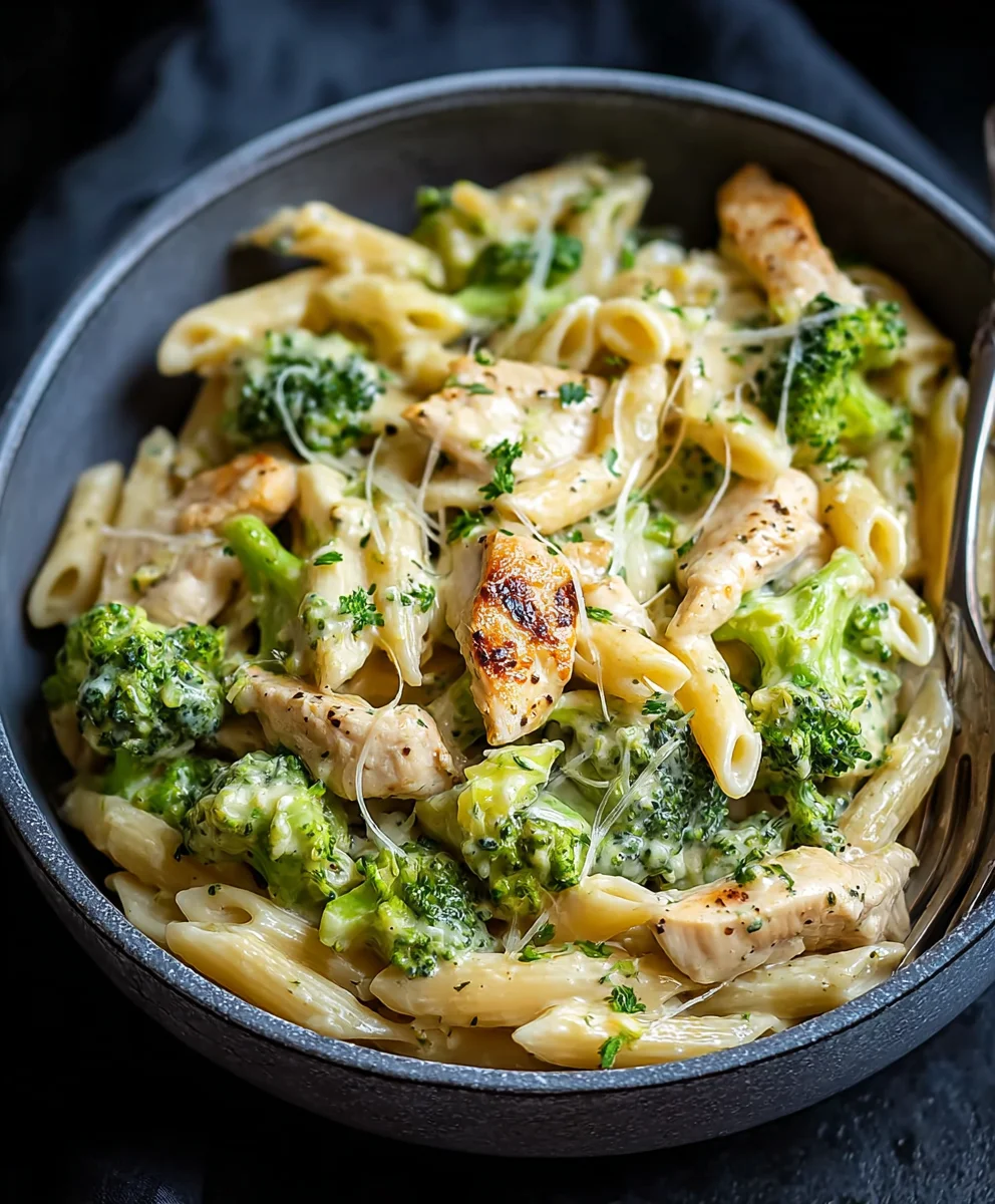 Cremige Hähnchen Brokkoli Pasta: Schnell & Lecker!