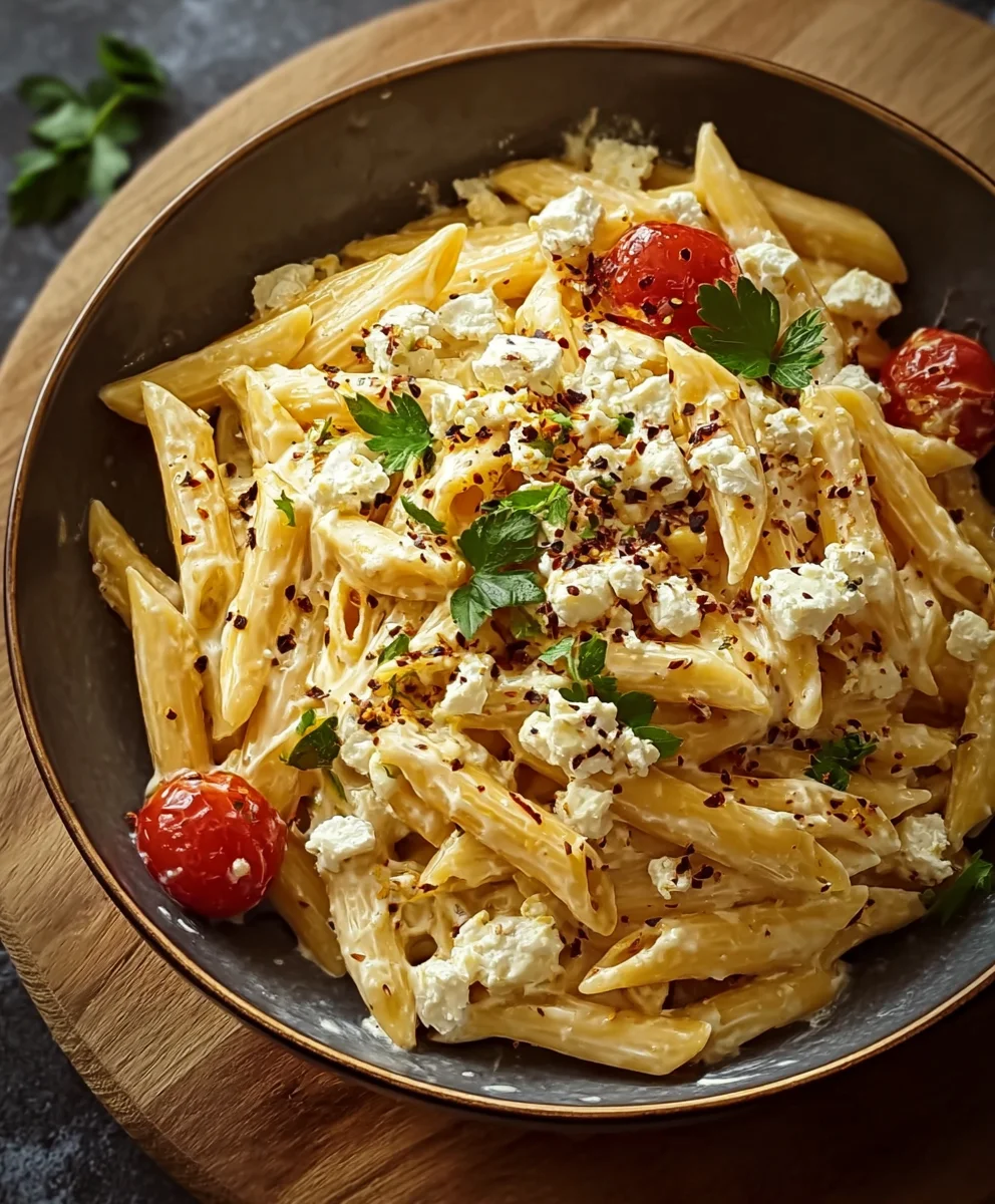 Zitronen Feta Pasta Rezept Schnell Und Lecker