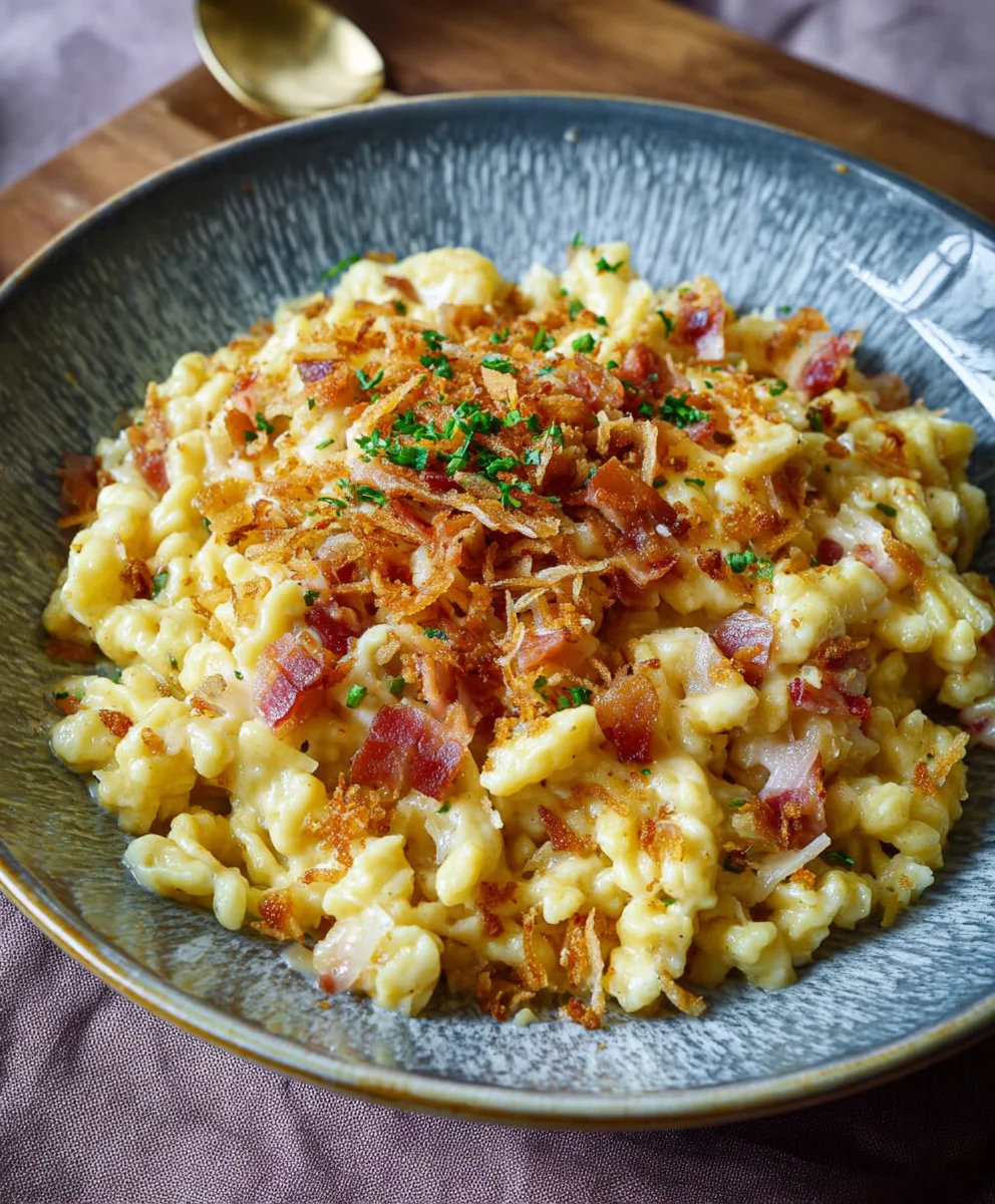 Das beste Rezept: Käsespätzle kalorienarm & einfach zubereiten