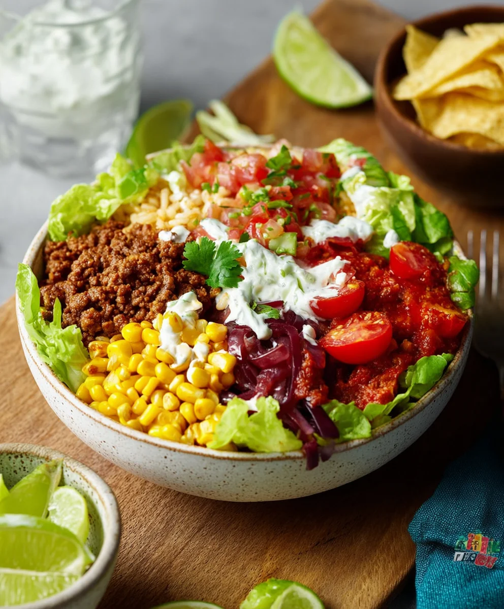 Rinderhack Burrito Bowl Mexican Style – Schnell zubereitet