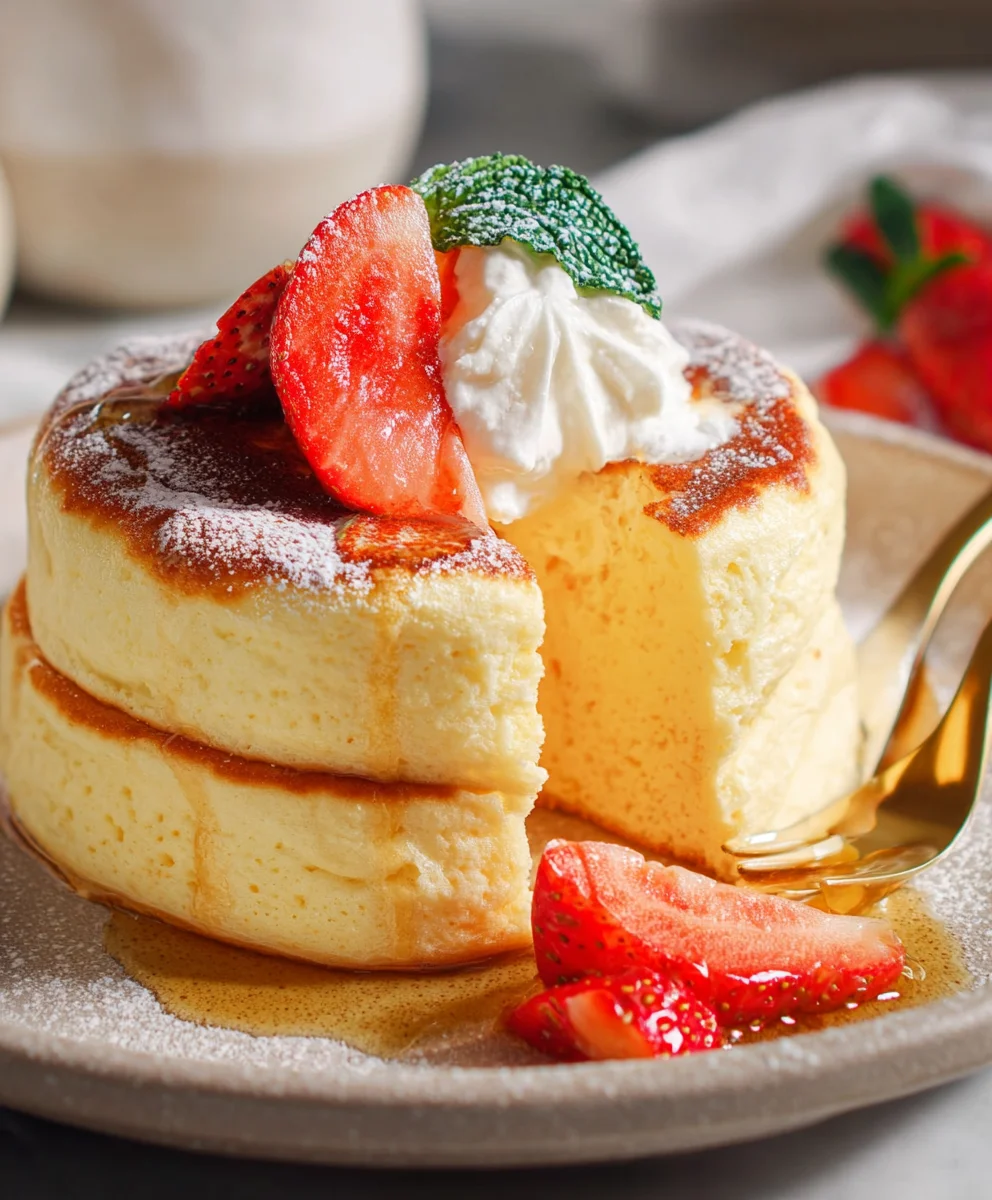 Jiggly Japanese Souffle Pancakes Rezept – Luftig & Lecker!
