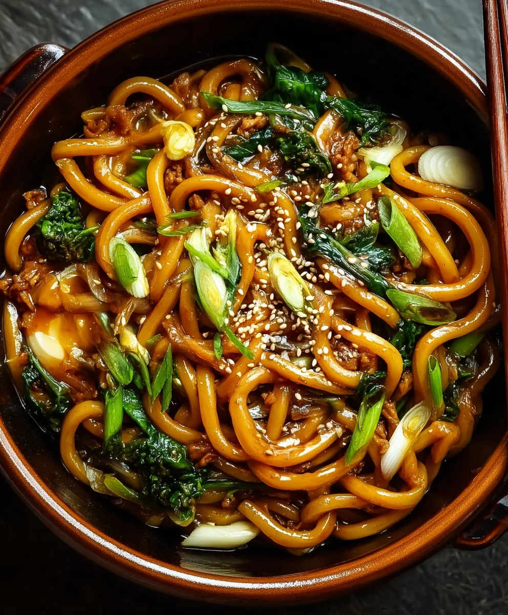 Yaki Udon Nudeln: Irresistibles Rezept für Seelenfutter