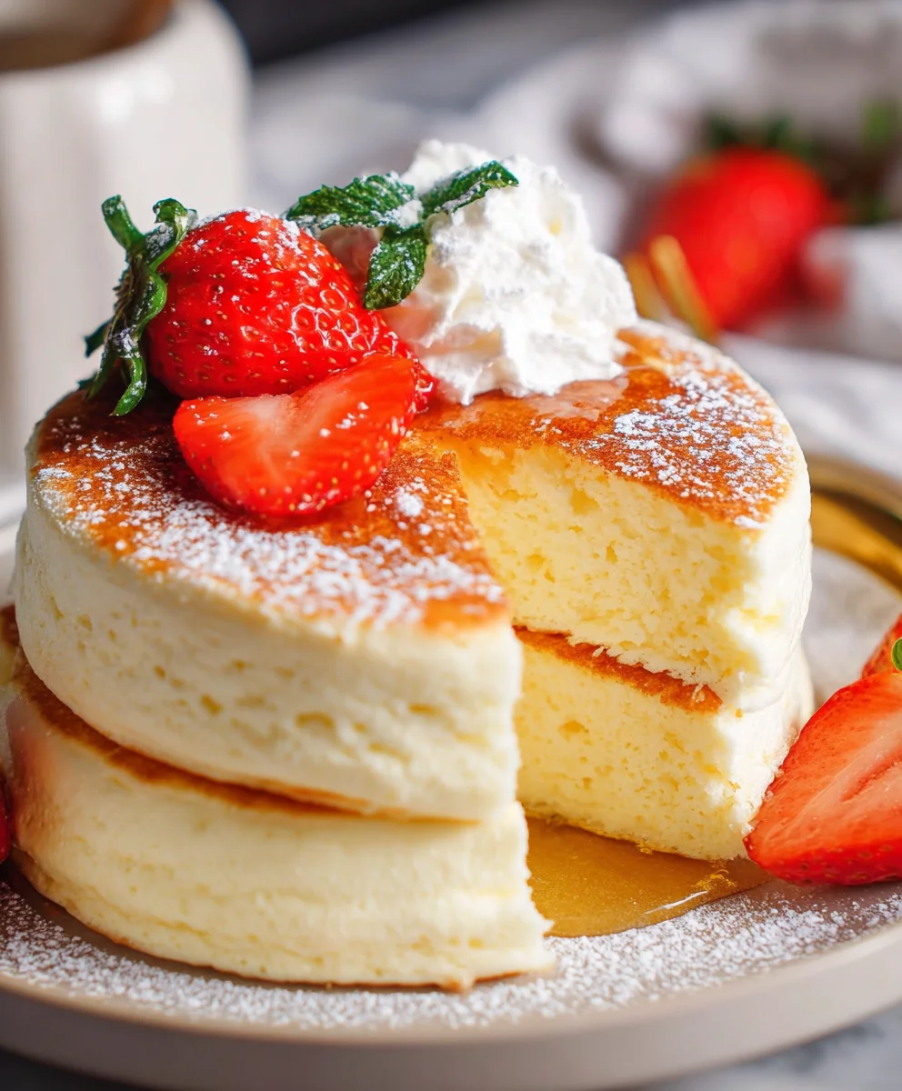 Jiggly Japanese Souffle Pancakes Rezept – Luftig & Lecker!