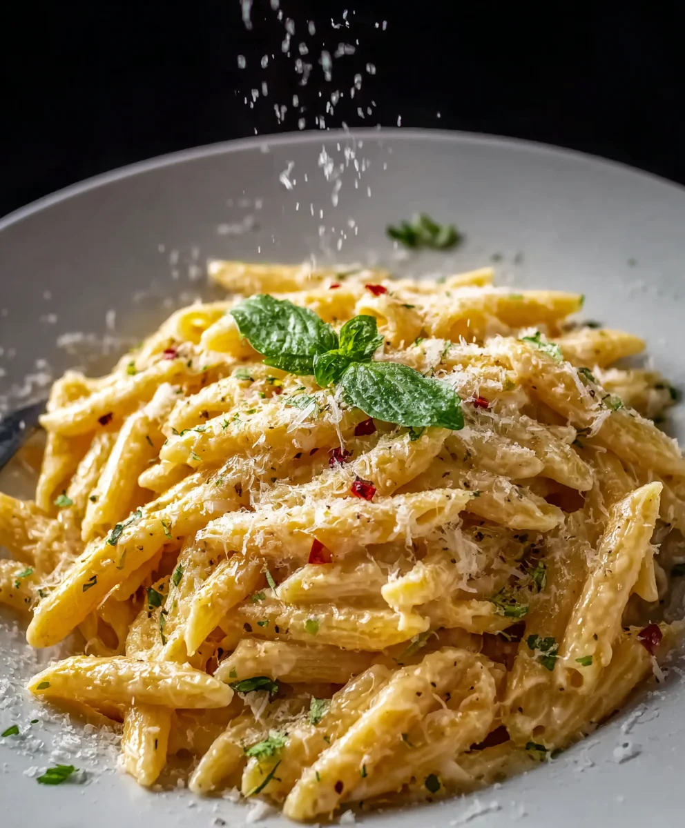 One Pot Creamy Garlic Pasta