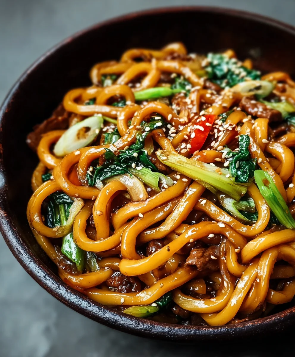 Yaki Udon Nudeln: Irresistibles Rezept für Seelenfutter