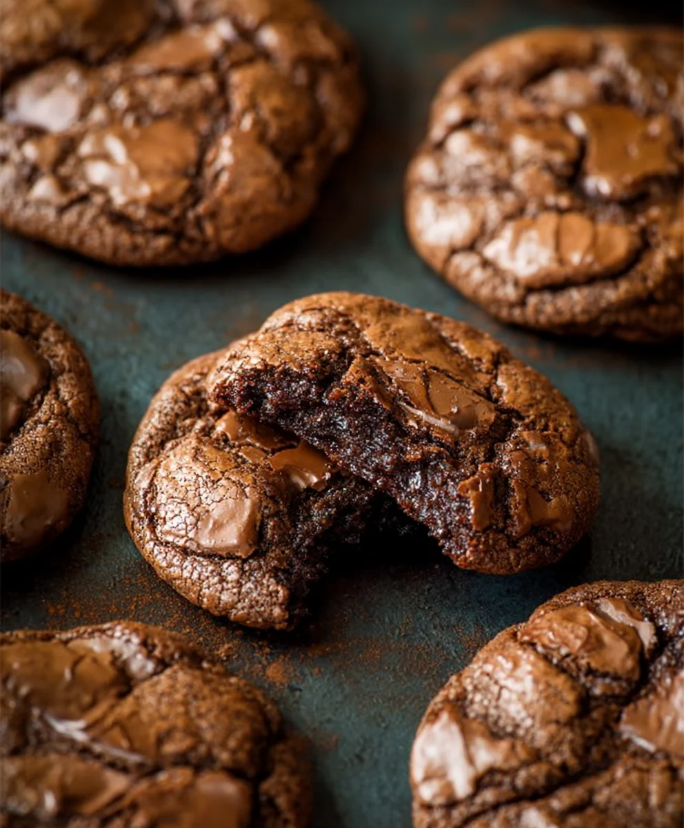 Chocolate Brownie Cookies For Gloomy November Days