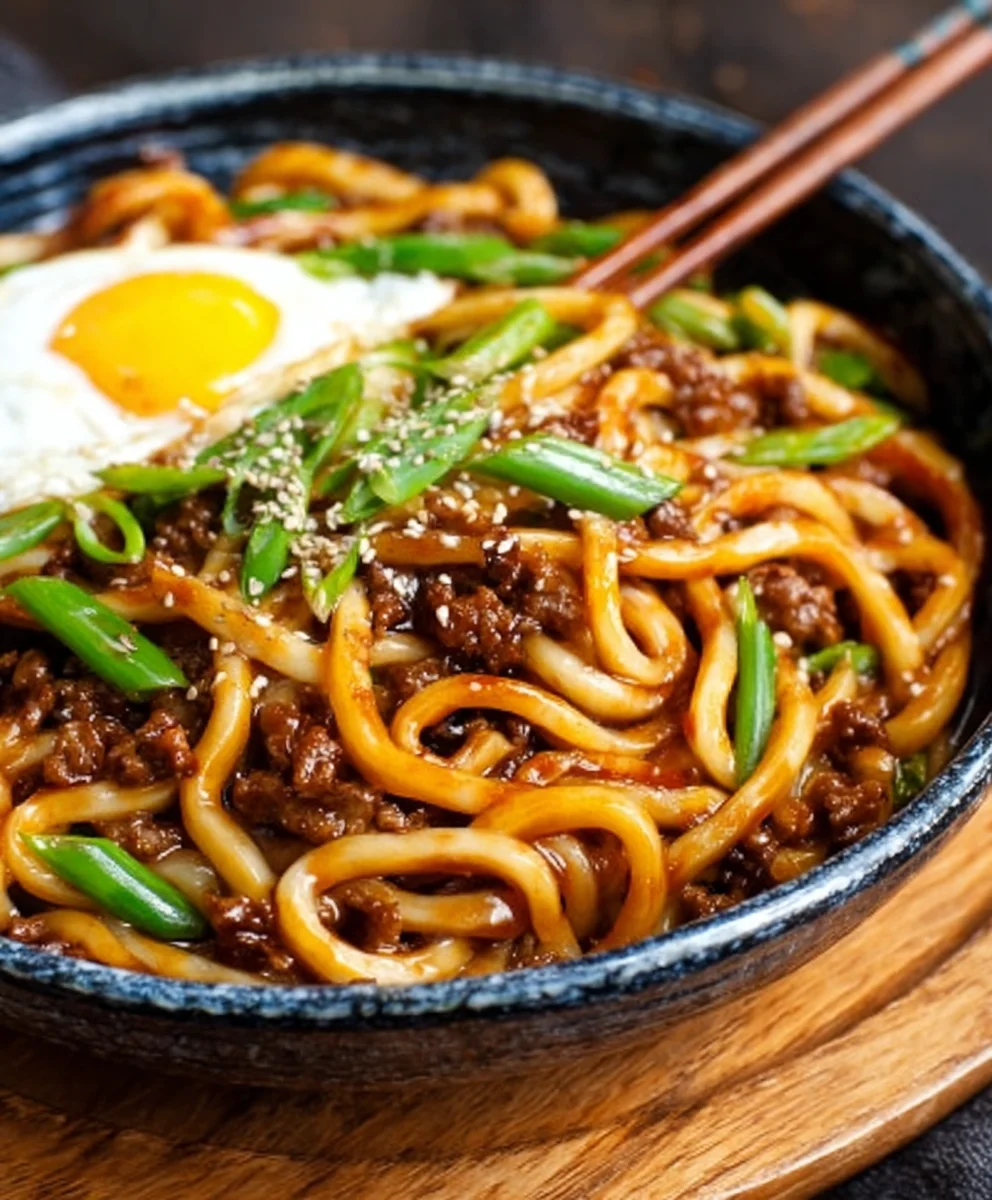 Yaki Udon mit Rindfleisch: Dein unwiderstehlicher Komfort