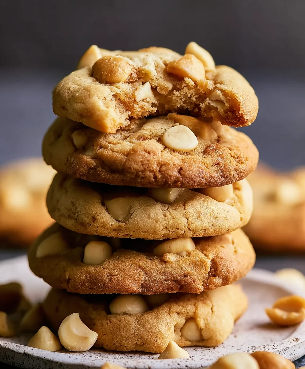 Knusprige Macadamia Erdnuss Cookies – Süße Perfektion.