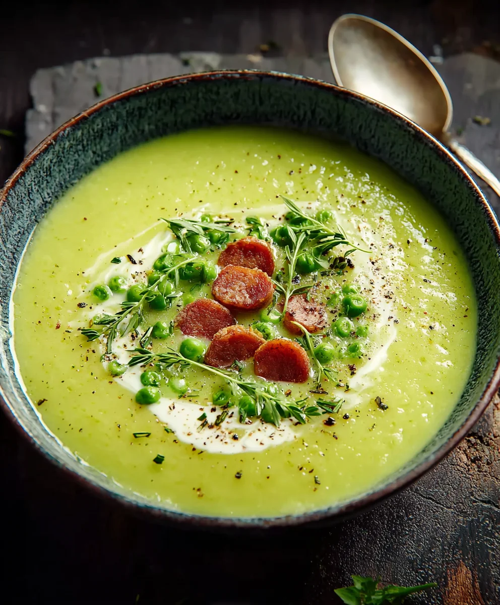 Leichte Erbsen Kartoffel Suppe – schnell, einfach & lecker