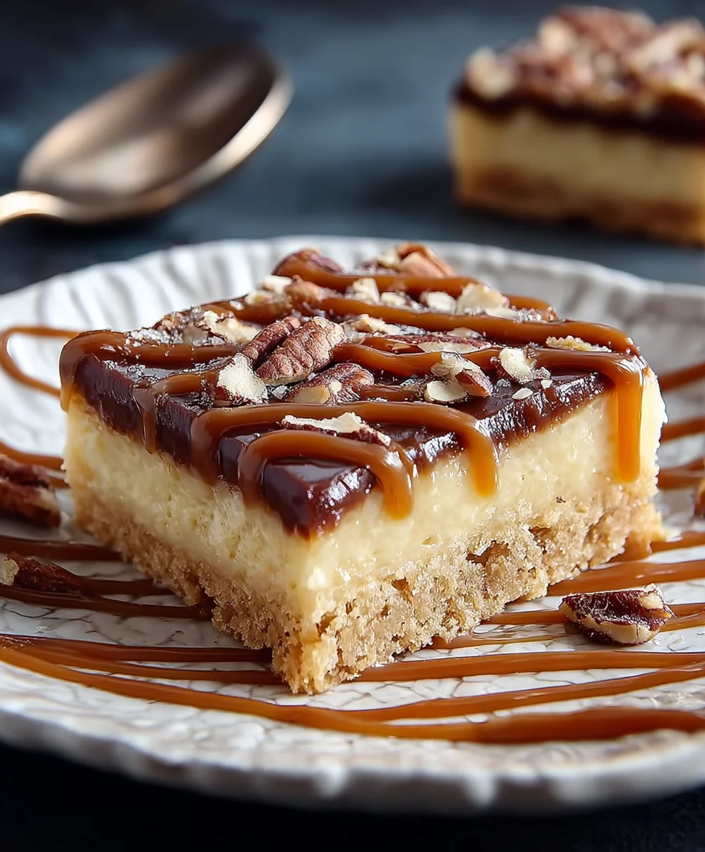 Shortbread Käsekuchen: Pekannuss-Karamell Traumrezept