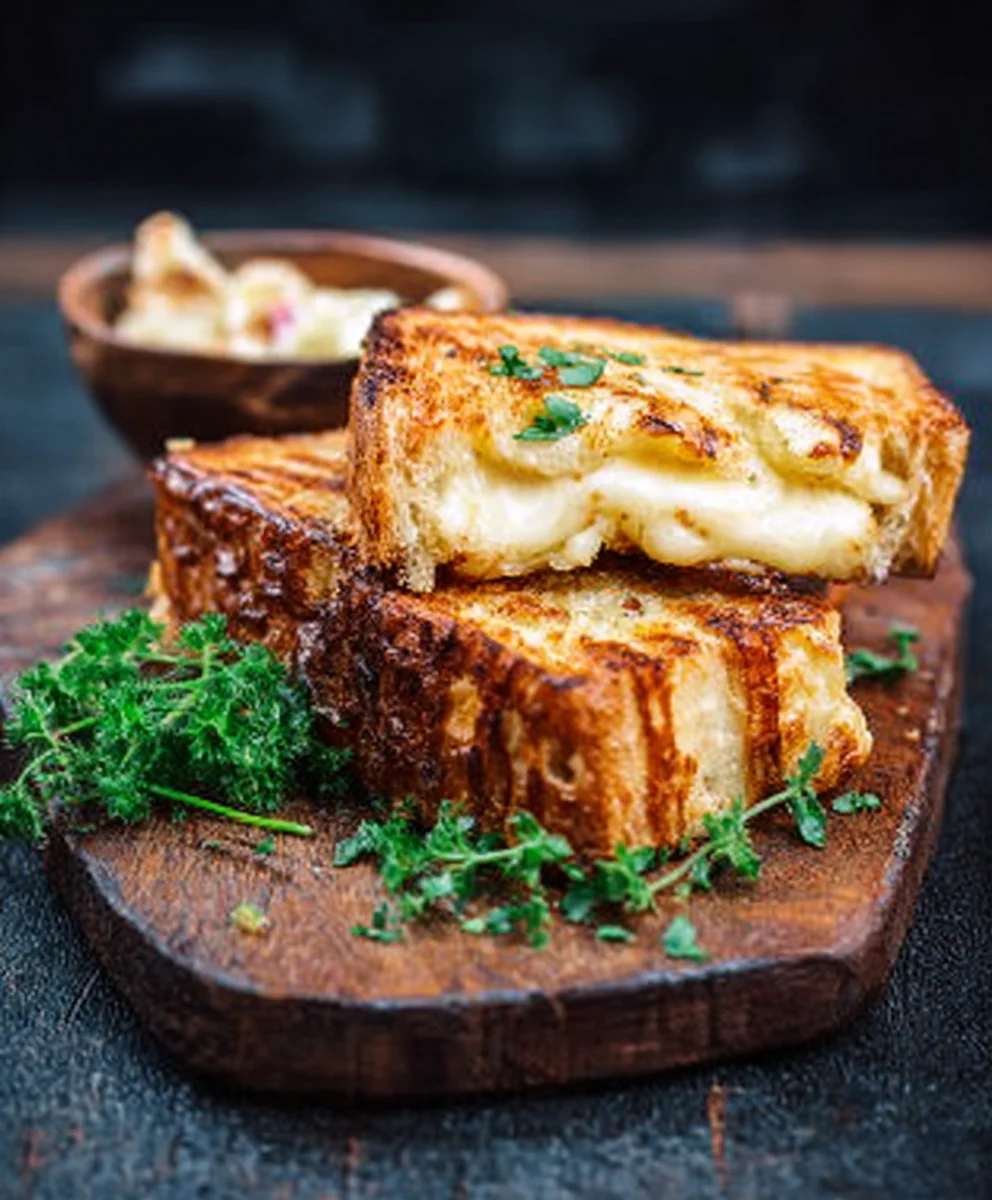 Gegrilltes Kaese Toastbrot Classic