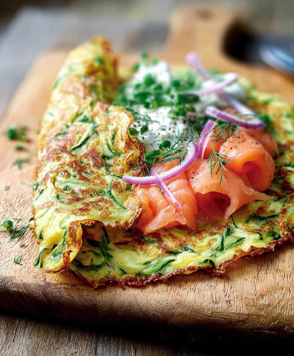 Zucchini Lachs Pfannkuchen – Schnell, Lecker & Gesund!