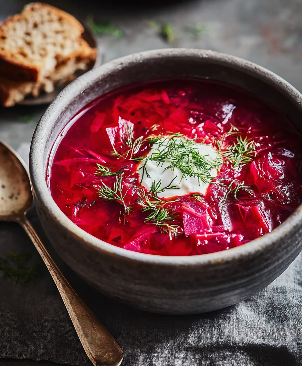 Borschtsch: Herzhafte Rote Bete Suppe – Traditionell & Lecker
